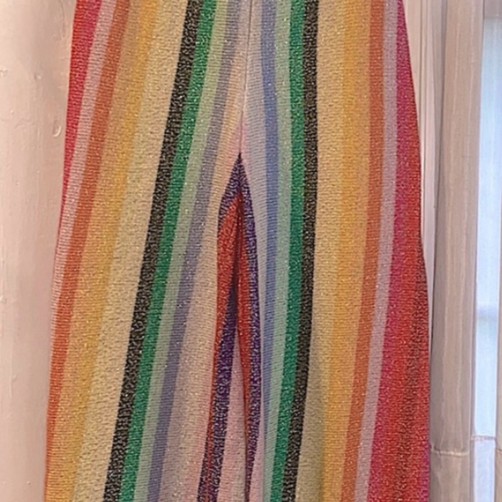 Lovers + Friends Multicolor Striped Knit Believe Pants - Picture 3 of 6